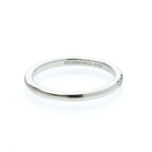 TIFFANY Silver Diamond Ring - Picture 4 of 9